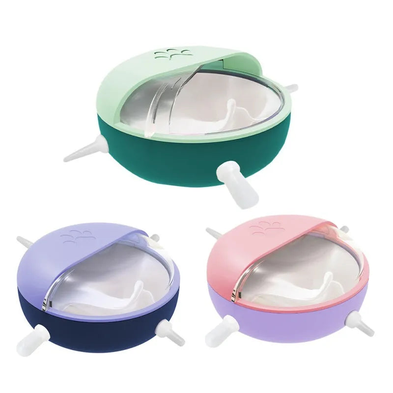 Pet Zen - Kitten Milk Feeder Dog Cat Drinker Puppy Bottle Feeder 4 Teats Multiple Kittens Breastfeeding Bubble Milk Bowl - 4