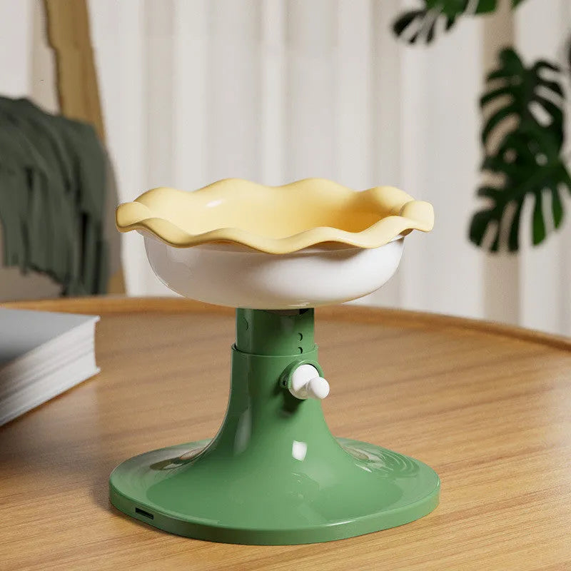 Pet Zen - Lifting Ceramic Cat Feeding Bowl Pet Tableware - Cat Bowls & Feeders