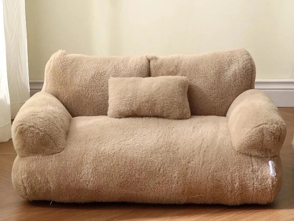 Pet Zen - Luxury Cat Bed Sofa Winter Warm Cat Nest Pet Bed For Small Medium Dogs Cats Comfortable Plush Puppy Bed Pet Supp...