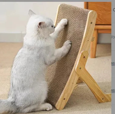 Pet Zen - Multi-functional Corrugated Cardboard Cat Scratcher - 0