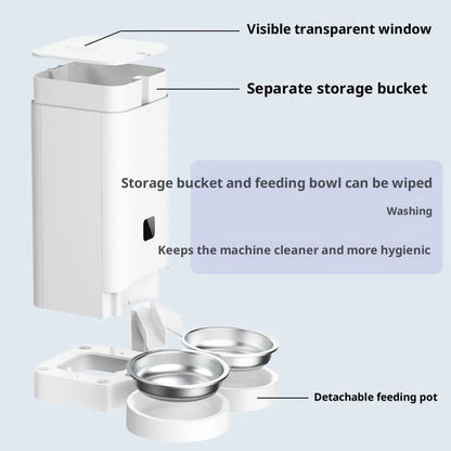 Pet Zen - Multiple Smart Pet Automatic Feeders With Timed And - 0