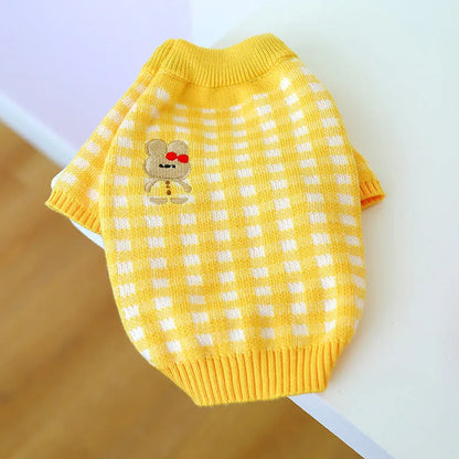 Pet Zen - One-piece Star-patterned Sweater For Dogs And Cats In Fall - 0