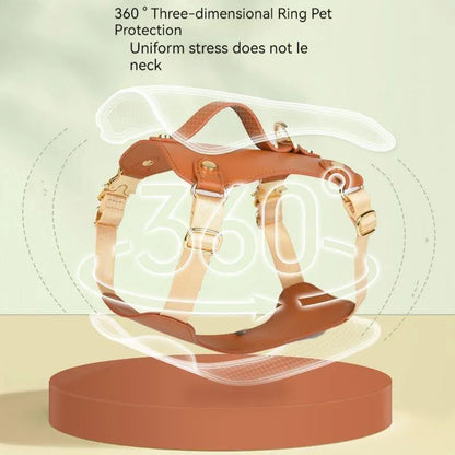 Pet Zen - Outdoor Microfiber Vest Dog Leash Haulage Rope Package - 0