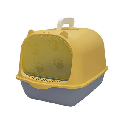 Pet Zen - Oversized Splash-proof Cat With Sand In A Litter Box - 0