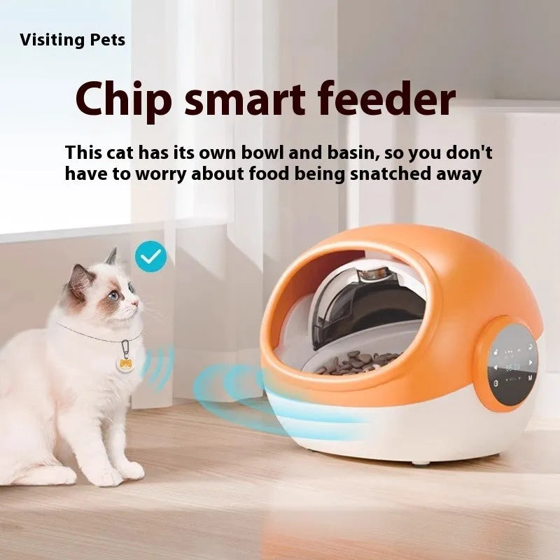 Pet Zen - Pet Anti-grab Food Chip Identification Multi-cat Automatic Pet Feeder - 0