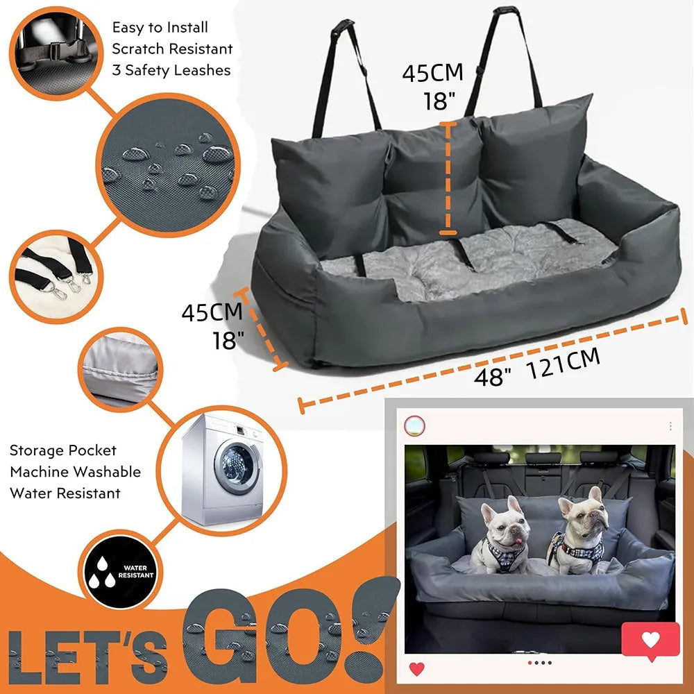 Pet Zen - Pet Car Kennel Dog Kennel Outdoor Car Mat - 0