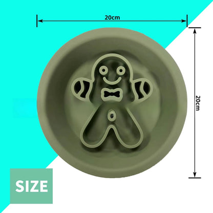 Pet Zen - Pet Cat Dog Slow-eat Bowl Licking Two-in-one Anti-choke Non-slip Silica Gel Sucker Honeycomb Slow Food - 0