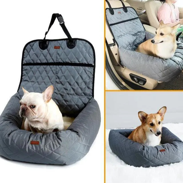 Pet Zen - Pet Dog And Cat Car Front And Rear Bed Pads - 0