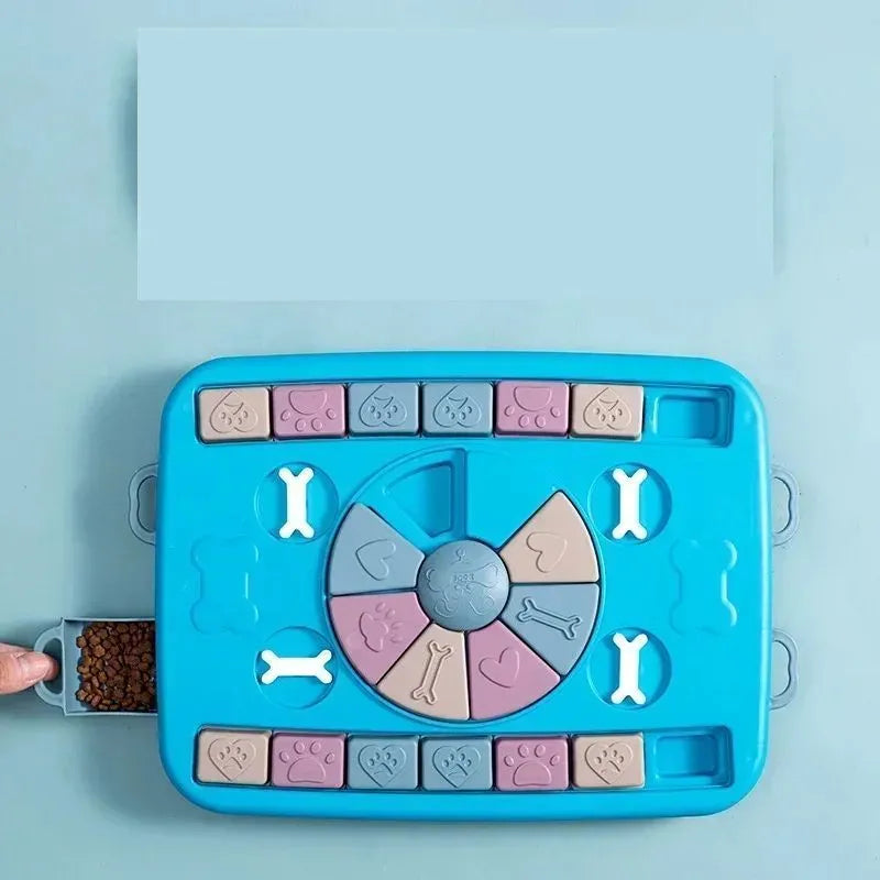 Pet Zen - Pet Dog Puzzle Toy Interactive Eat Slowly Feeder Food Dispenser Pet Improve IQ Slowly Eating Bowl NonSlip Cat Do...