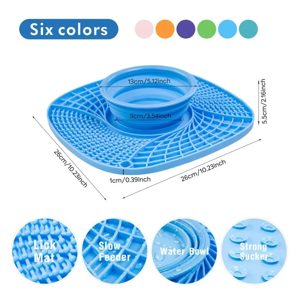 Pet Zen - Pet Dog Slow Feeder Bowl Non Slip Puzzle Bowl Anti-Gulping - 4