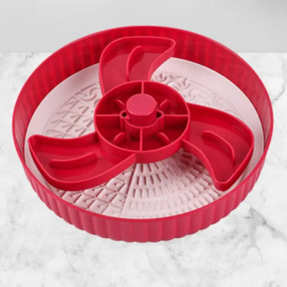 Pet Zen - Pet Food Basin Rotating Game Board Anti-choke Silica Gel Pad Feeding - 0
