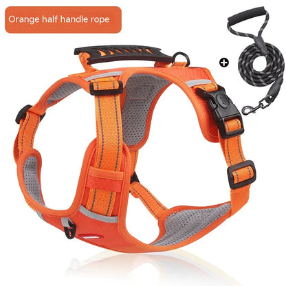 Pet Zen - Pet Hand Holding Rope Vest-style Explosion-proof Reflective - 0