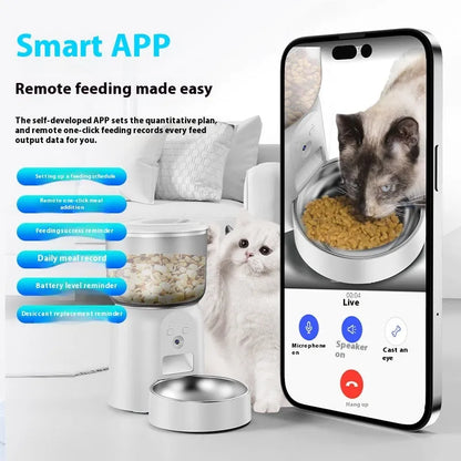 Pet Zen - PET Intelligence Automatic Pet Feeder Monitoring Timing Moisture-proof - 0