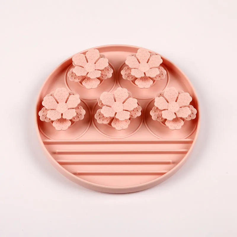 Pet Zen - Pet Licking Pad Snack Pad Dog Tableware Suction Cup Silicone Food Bowl - 0