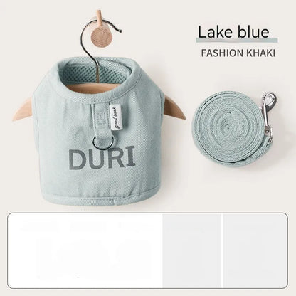 Pet Zen - Pet Outing Hand Holding Rope Chest Strap Anti Breaking Loose - 0