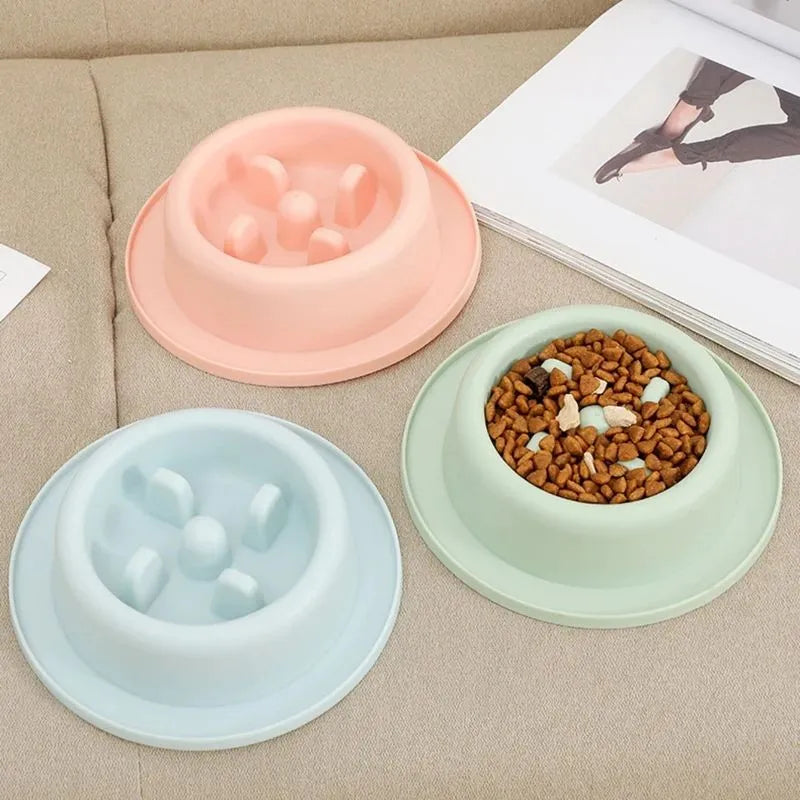 Pet Zen - Pet Slow Eating Feeder Dog Feeding Food Bowls Anti-Chocking Dog Bowl Interactive Puppy Food Plate Dishes - 4