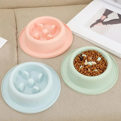 Pet Zen - Pet Slow Eating Feeder Dog Feeding Food Bowls Anti-Chocking Dog Bowl Interactive Puppy Food Plate Dishes - 4