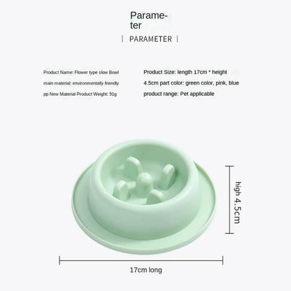 Pet Zen - Pet Slow Eating Feeder Dog Feeding Food Bowls Anti-Chocking Dog Bowl Interactive Puppy Food Plate Dishes - 4