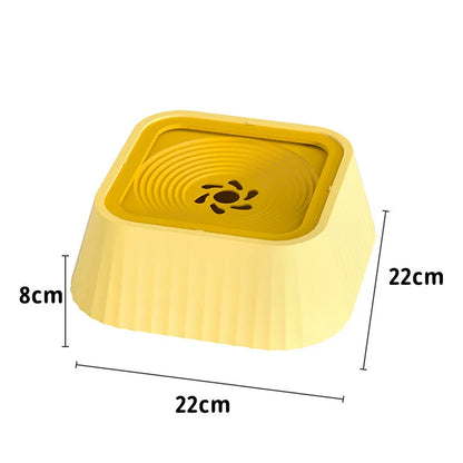 Pet Zen - Pets Dog Cat Bowl Floating Bowl Water Drinker Not Wet Mouth Splash Water Portable Dog Bowl Not Sprinkler Pet Dri...