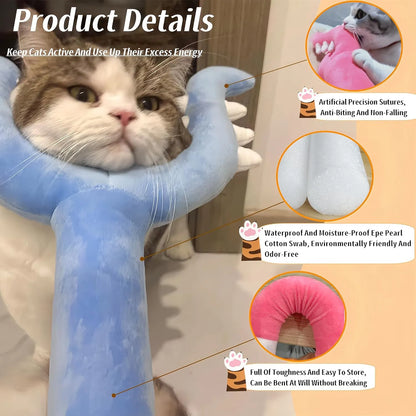 Pet Zen - Plush Cat Wand Toy Catch The Naughty Cat Wand Pet Toys - 4