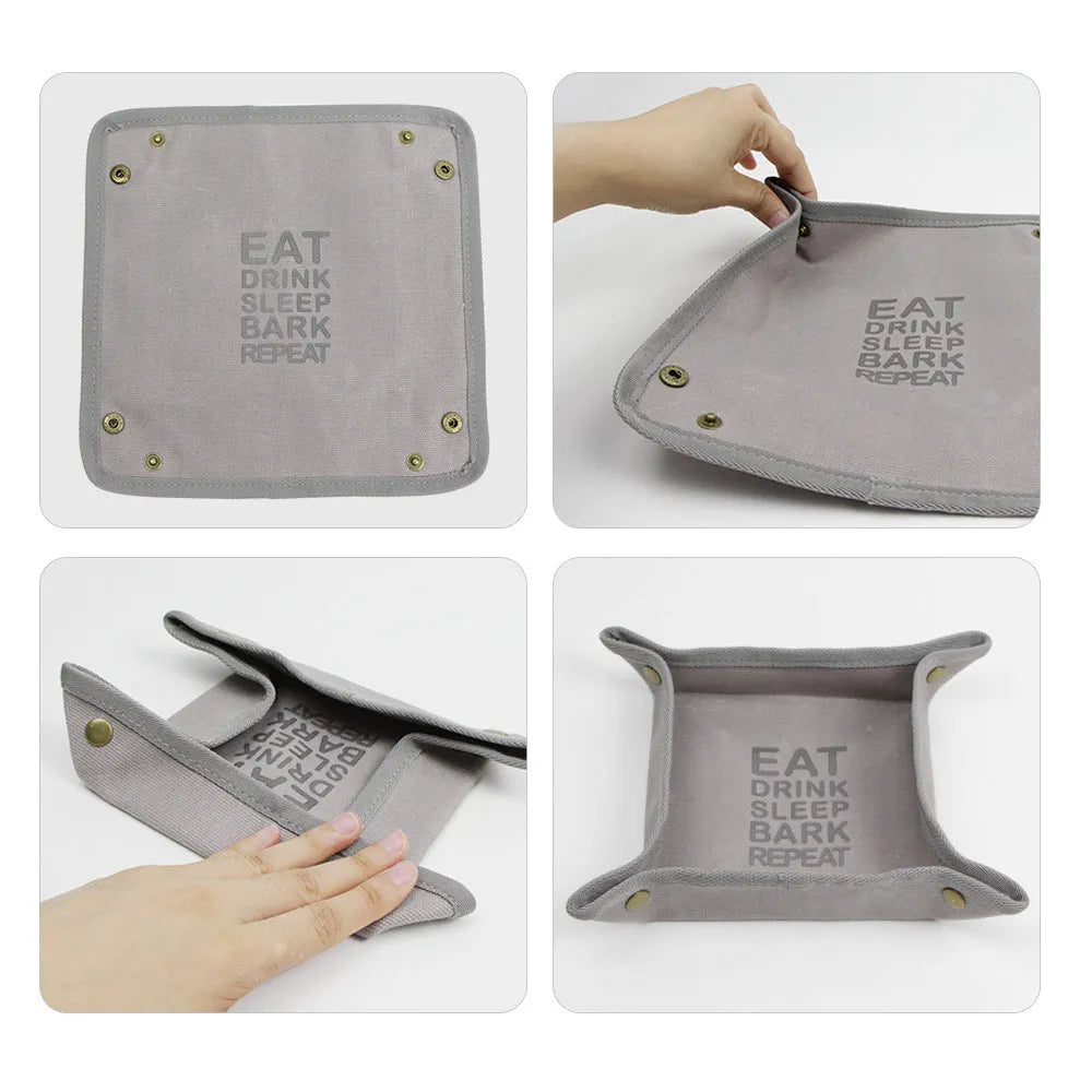 Pet Zen - Portable Foldable Pet Food Bowl for Travel and Home Use - 0