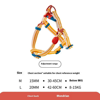 Pet Zen - Retro Record Hand Holding Rope Small And Medium-sized Dogs - 0