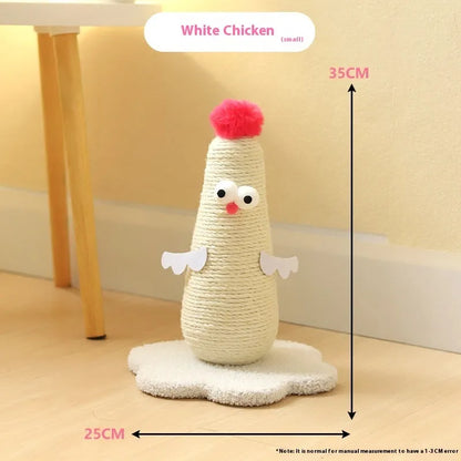 Pet Zen - Sisal Wear-resistant And Non Falling Vertical Cat Scratch - 0