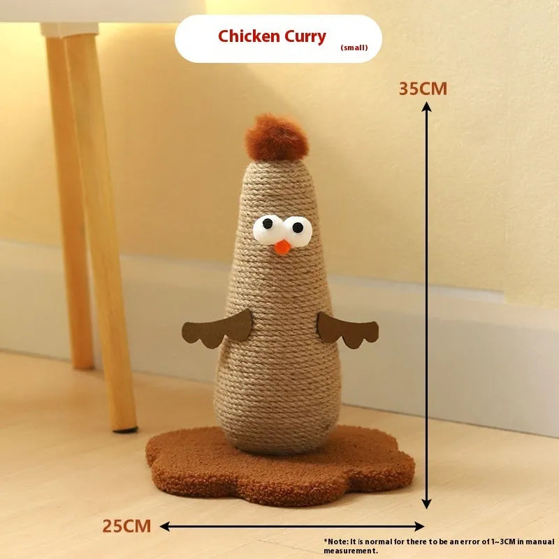 Pet Zen - Sisal Wear-resistant And Non Falling Vertical Cat Scratch - 0