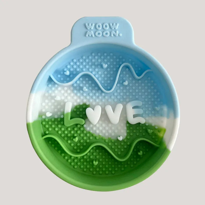 Pet Zen - Small And Medium Dogs And Cats Silicone Slow Feeding Bowl - 0