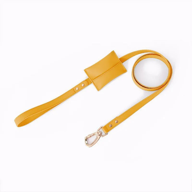 Pet Zen - Small Dog Soft Leather Pet Box Leash - 0