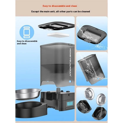 Pet Zen - Smart Auto Cat Feeder Timed Portion Control 3.5-5L - Auto Feeders