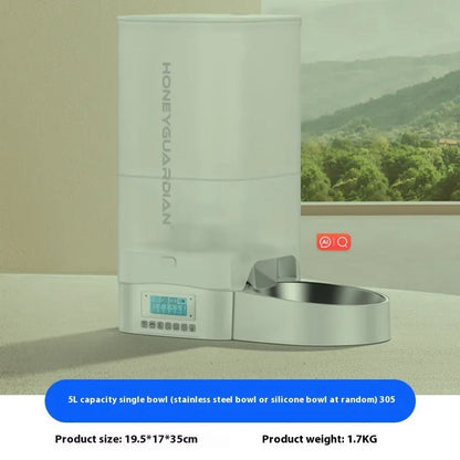 Pet Zen - Smart Auto Cat Feeder Timed Portion Control 3.5-5L - Auto Feeders