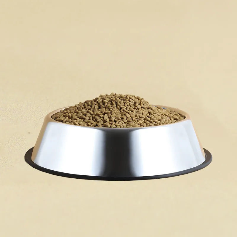 Pet Zen - Stainless Steel Anti-tumble Pet Dog Bowl - 0