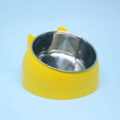 Pet Zen - Stainless Steel Dog Bowl Double Bowl Cervical Protection - 0