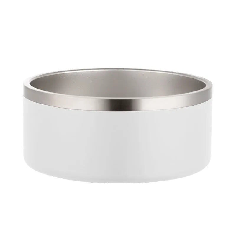 Pet Zen - Stainless Steel Dog Bowl Inside And Outside 304 With Silica - 0
