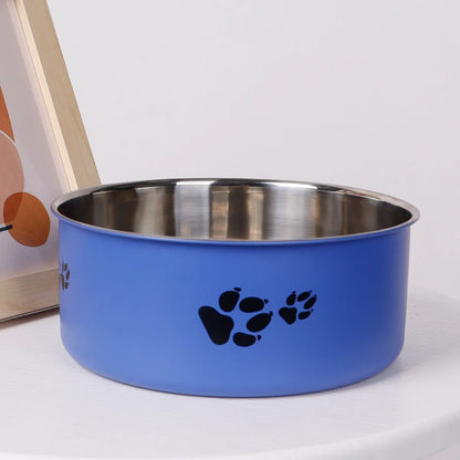 Pet Zen - Stainless Steel Dog Bowl Large Capacity Anti-tumble Cat Bowl - Bowls