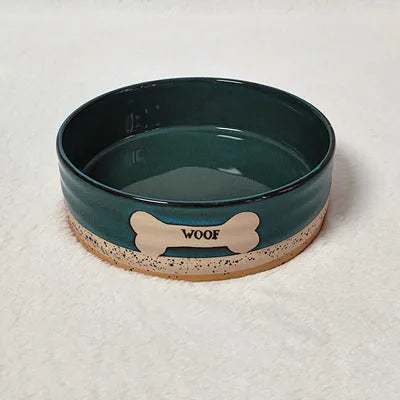 Pet Zen - Tail Single Medium Anti-tip Neck Guard Cute Dog Bowl - 0