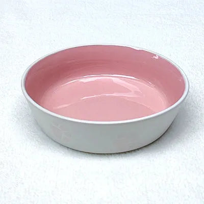 Pet Zen - Tail Single Medium Anti-tip Neck Guard Cute Dog Bowl - 0