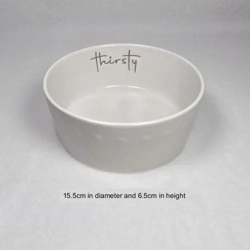 Pet Zen - Tail Single Medium Anti-tip Neck Guard Cute Dog Bowl - 0