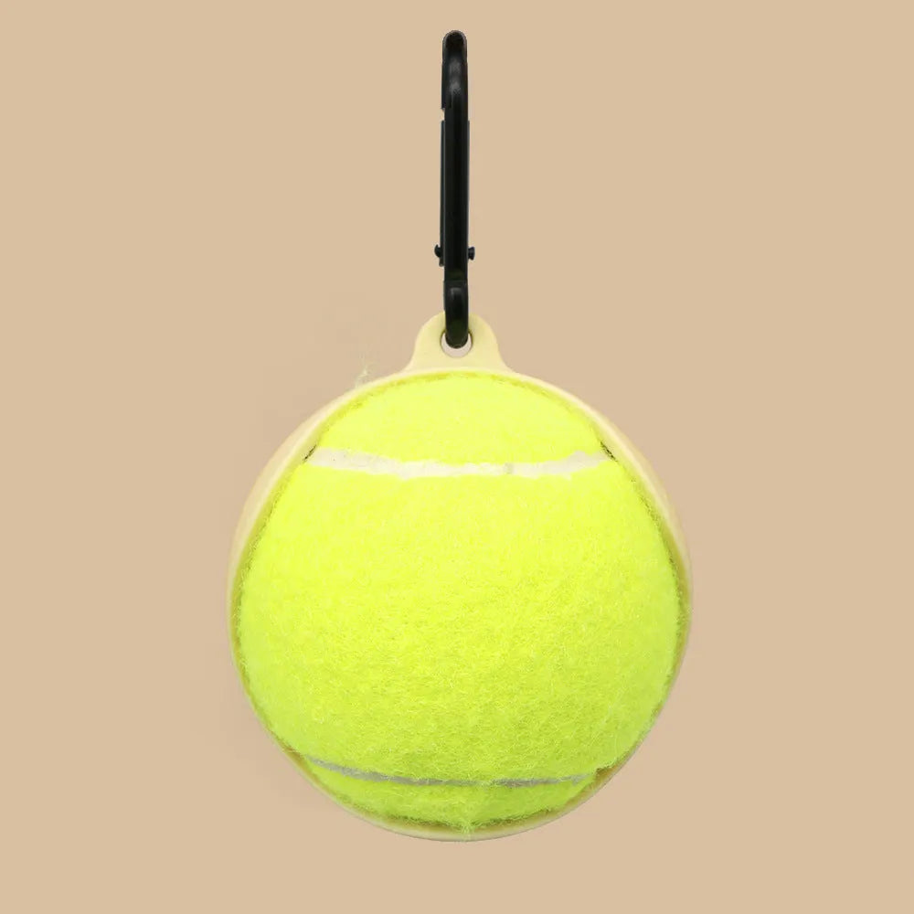 Pet Zen - Tennis Bracket Portable Hands-free Dog Walking Supplies Training Ball Sheath - 0