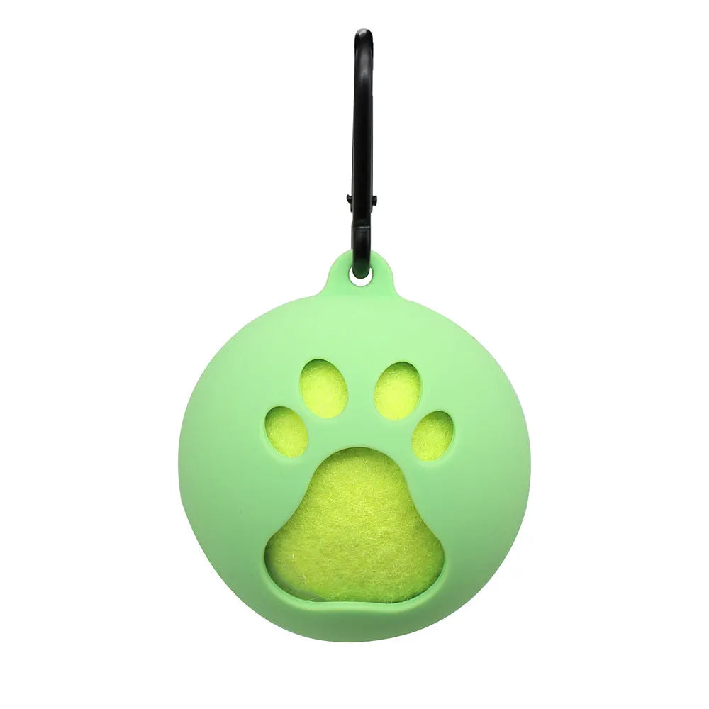 Pet Zen - Tennis Bracket Portable Hands-free Dog Walking Supplies Training Ball Sheath - 0