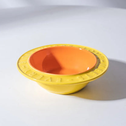 Pet Zen - UFO Ceramic Cat Bowl Dog Bowl Rack Neck Protection Anti-tumble - 0