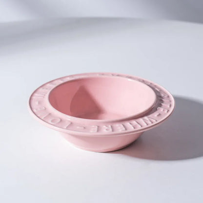 Pet Zen - UFO Ceramic Cat Bowl Dog Bowl Rack Neck Protection Anti-tumble - 0