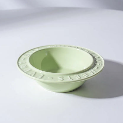 Pet Zen - UFO Ceramic Elevated Pet Bowl for Neck and Spine Protection - 0