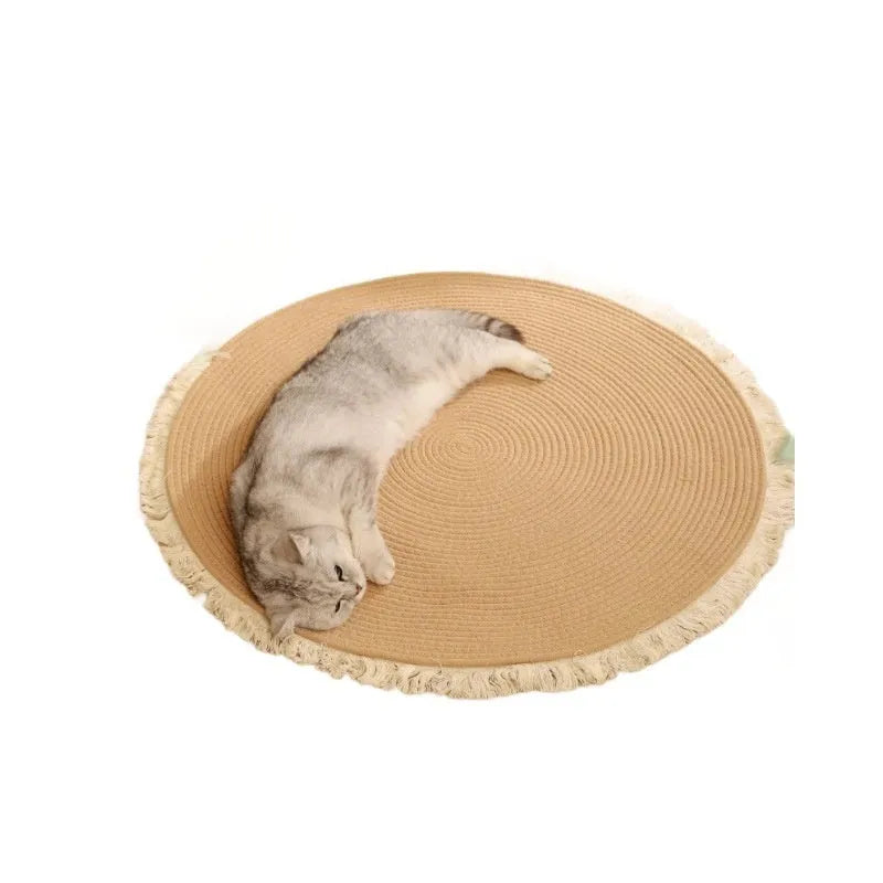 Pet Zen - Wear-resistant Scratch-resistant Pad Integrated Cat Nest Cat Cotton String Mattress - 0