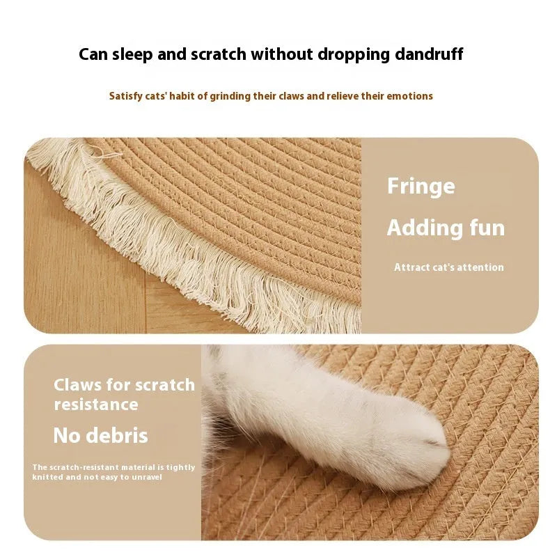 Pet Zen - Wear-resistant Scratch-resistant Pad Integrated Cat Nest Cat - 0