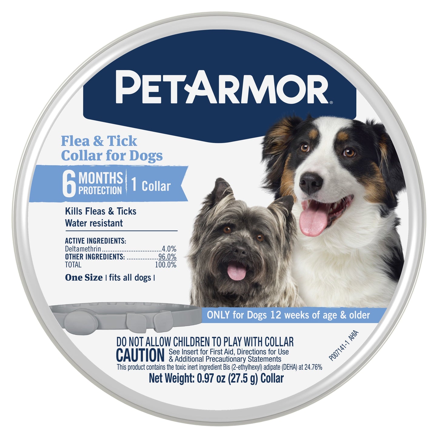 PetArmor Flea and Tick Collar for Dogs, long lasting dog flea collar 6 months, water resistant, fits all dogs