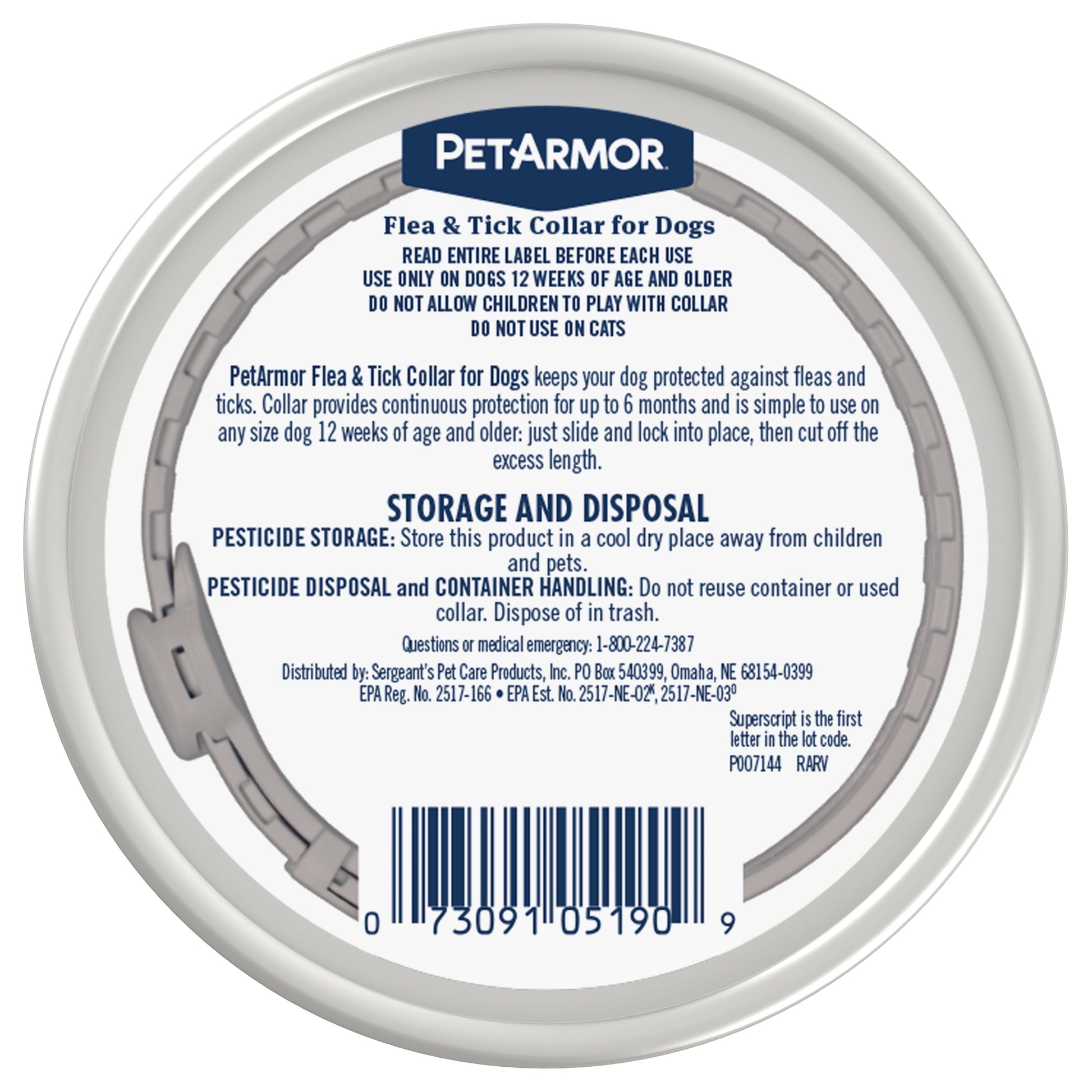 PetArmor Flea and Tick Collar for Dogs providing long lasting dog flea collar 6 months protection against pests