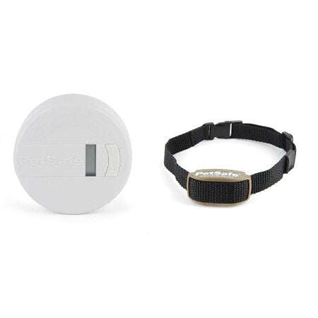 PetSafe mini pet barrier with transmitter and adjustable collar for pets' safety and containment