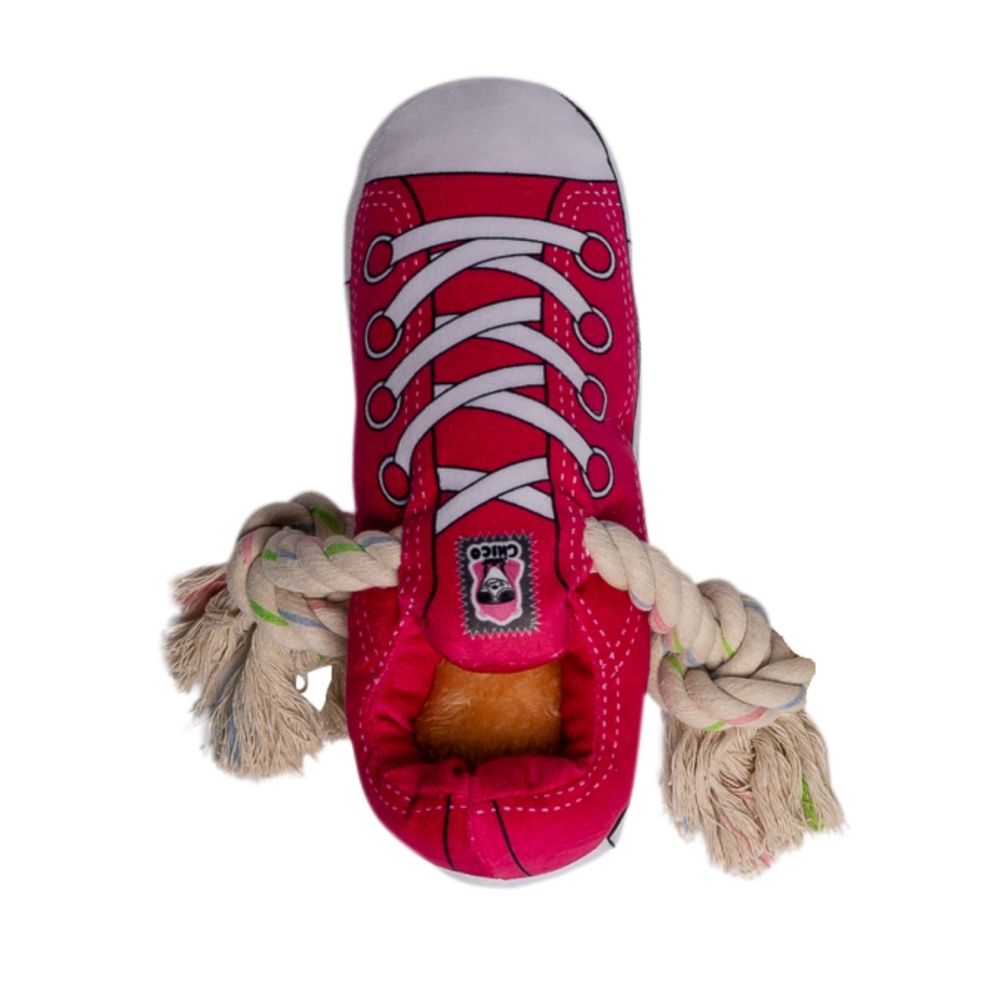 Dog Treats Squeaky Comfort Plush Sneaker Toy with Treat - main product image for dog treats